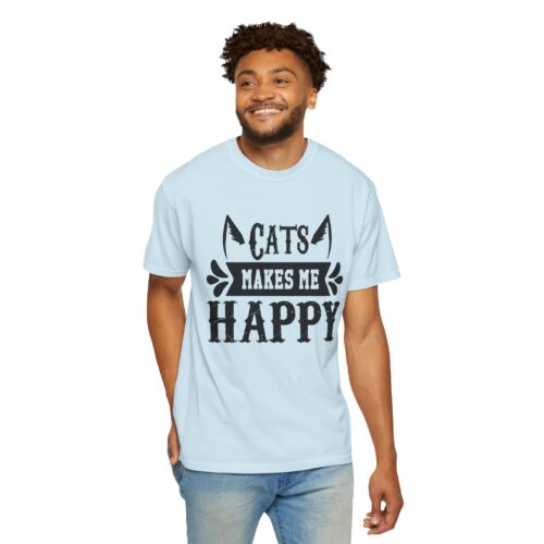Cats Make Me Happy Unisex T-Shirt, Cat Lover Gift, Funny Tee, Animal Lovers Apparel, Gift for Her. - Image 39