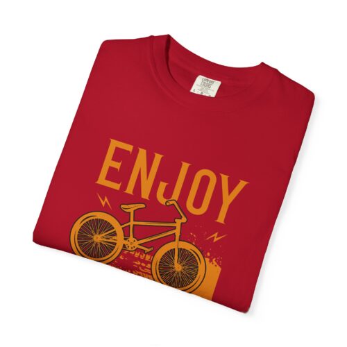 Adventure-Inspired Unisex T-Shirt, Enjoy Your Journey Tee, Cycling Gift, Travel Tee, Summer Casual Wear, Bike Lover Shirt. - Image 26
