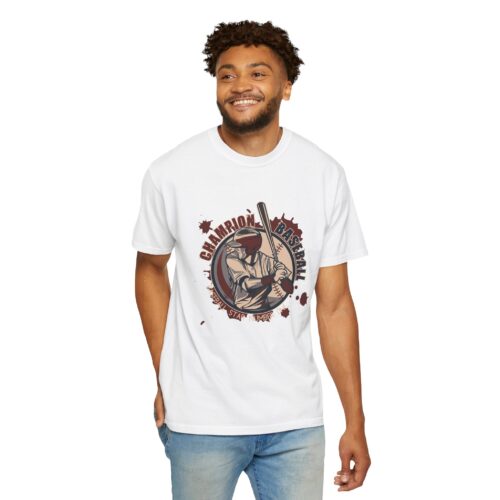 Championship Baseball T-Shirt for Sports Lovers, Unisex Garment-Dyed Tee for Athletes, Perfect Gift for Baseball Fans, Casual Wear. - Image 15