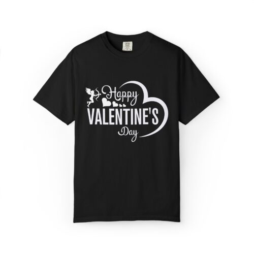 Unisex Garment-Dyed T-shirt for Valentine's Day, Cute Couple Shirt, Love-themed Tee, Perfect Gift, Holiday Apparel. - Image 17