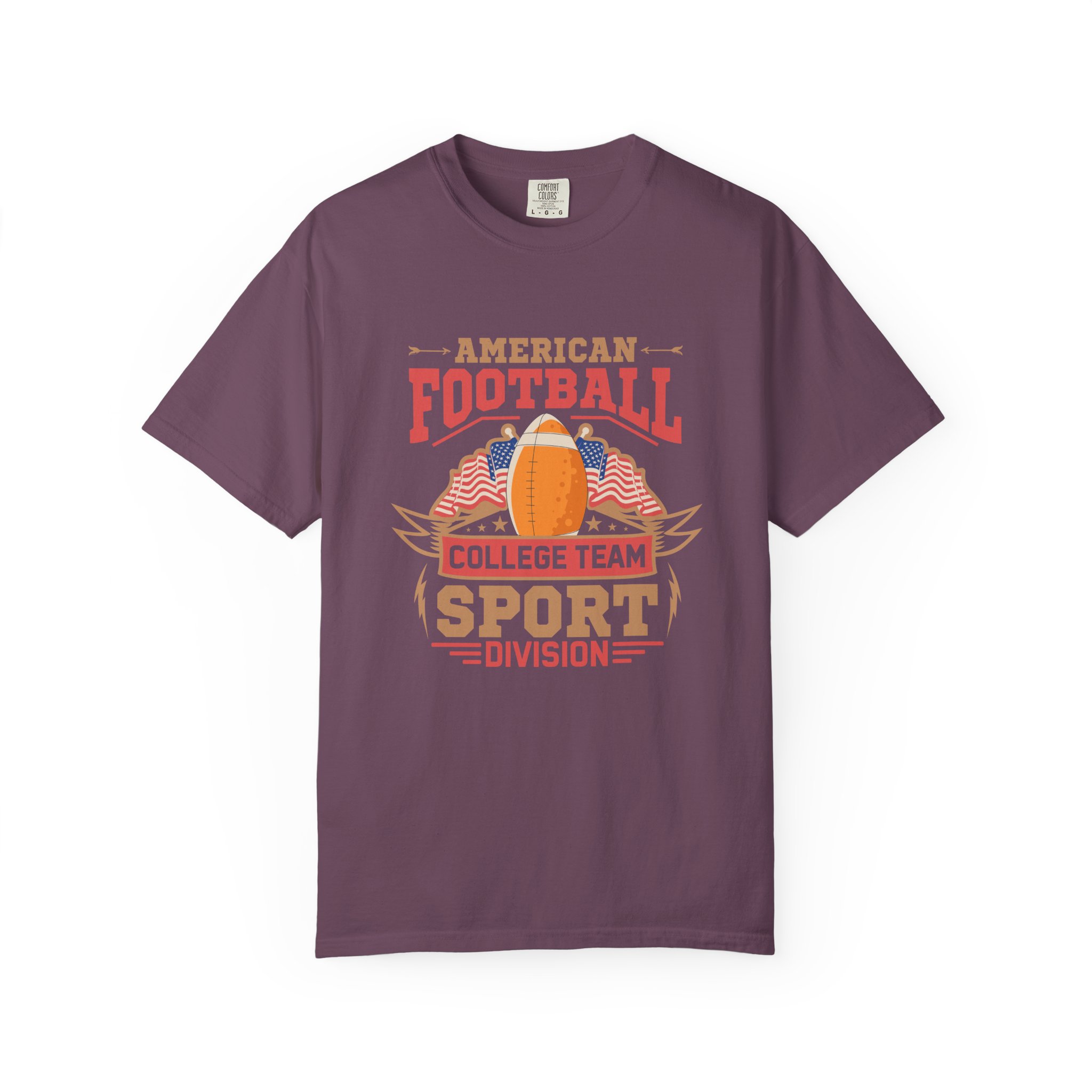 American Football College Team Unisex T-Shirt, Casual Sportswear, Game Day Shirt, Athletic Tee, Fan Apparel, Gift for Sports Lovers. - Image 17
