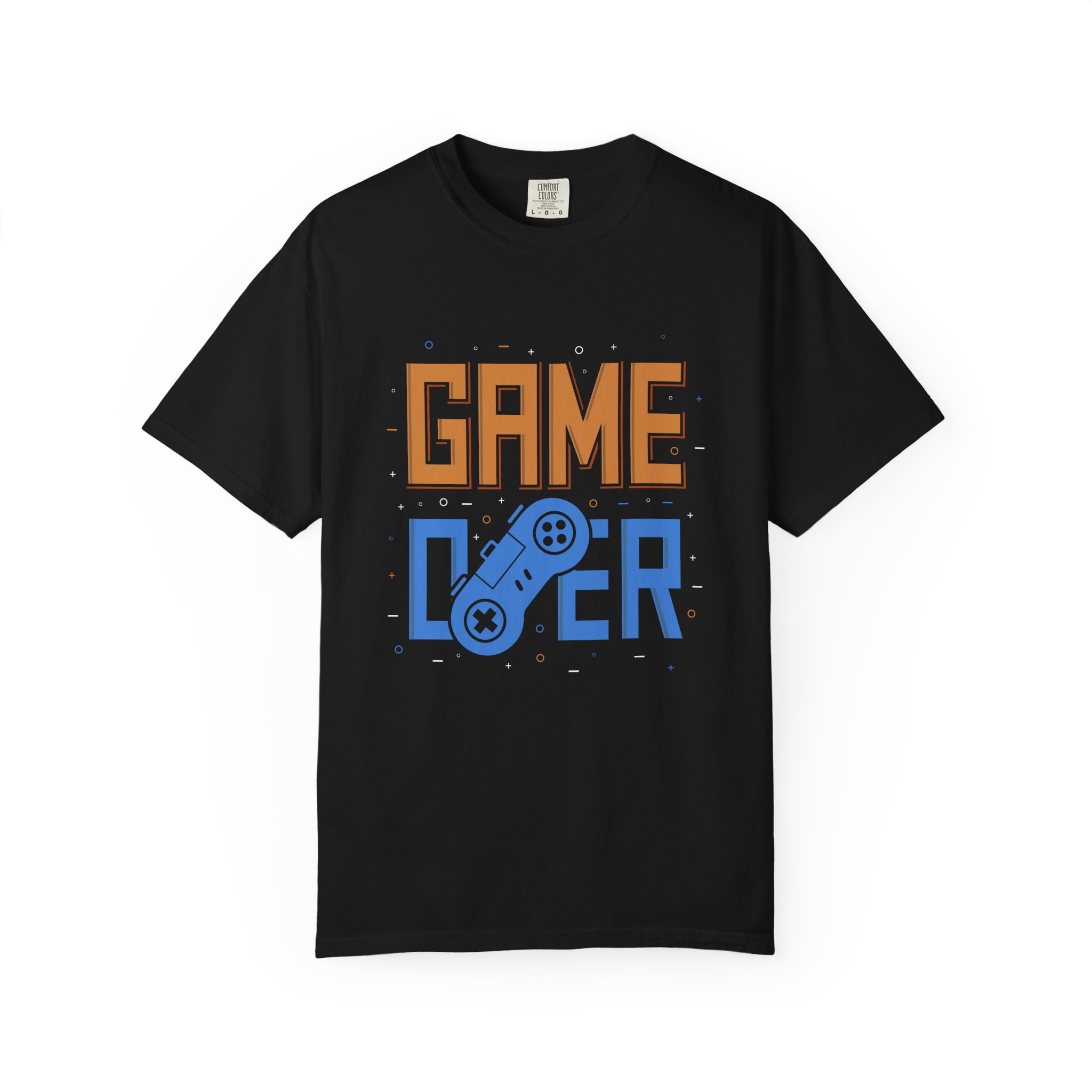 Game Over Unisex Garment-Dyed T-Shirt, Gamer Gift, PlayStation Tee, Retro Gaming Shirt, Casual Wear, Birthday Present. - Image 9