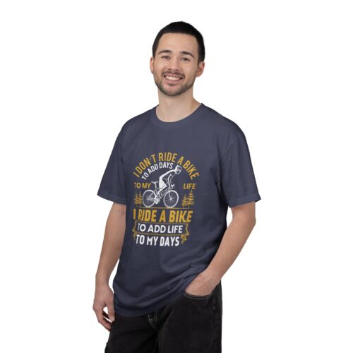 Adventure Awaits Garment-Dyed T-Shirt | Bike Lovers Gift, Outdoor Enthusiast Tee, Cycling Apparel, Unisex Casual Wear. - Image 27