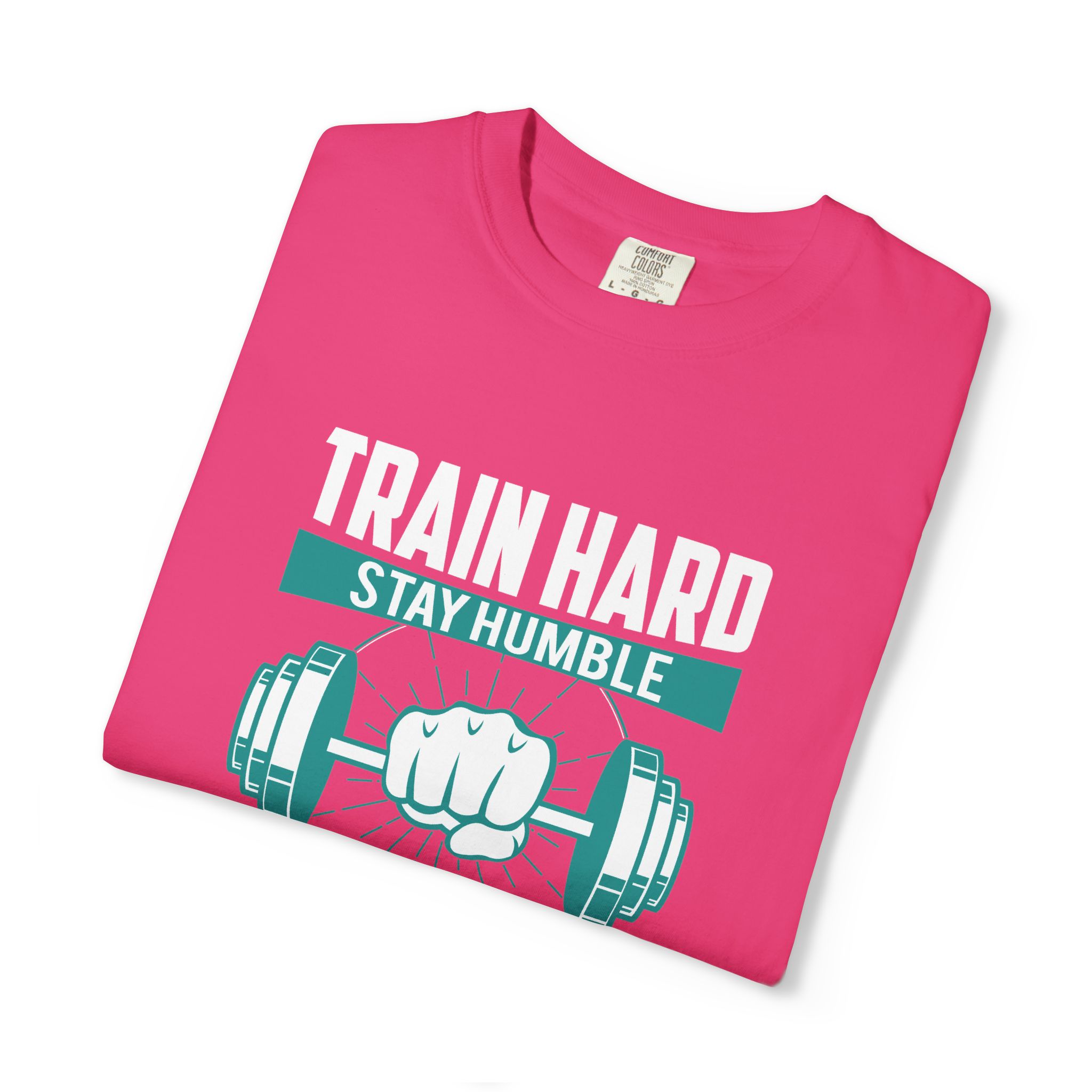 Gym Motivation T-Shirt - Train Hard Stay Humble Design, Fitness Apparel, Athleisure Wear, Workout Gear, Gift for Gym Lovers. - Image 34