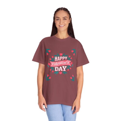 Unisex Valentine’s Day T-shirt, Cute Floral Graphic Tee, Gift for Him or Her, Casual Wear, Trendy Love Shirt. - Image 44