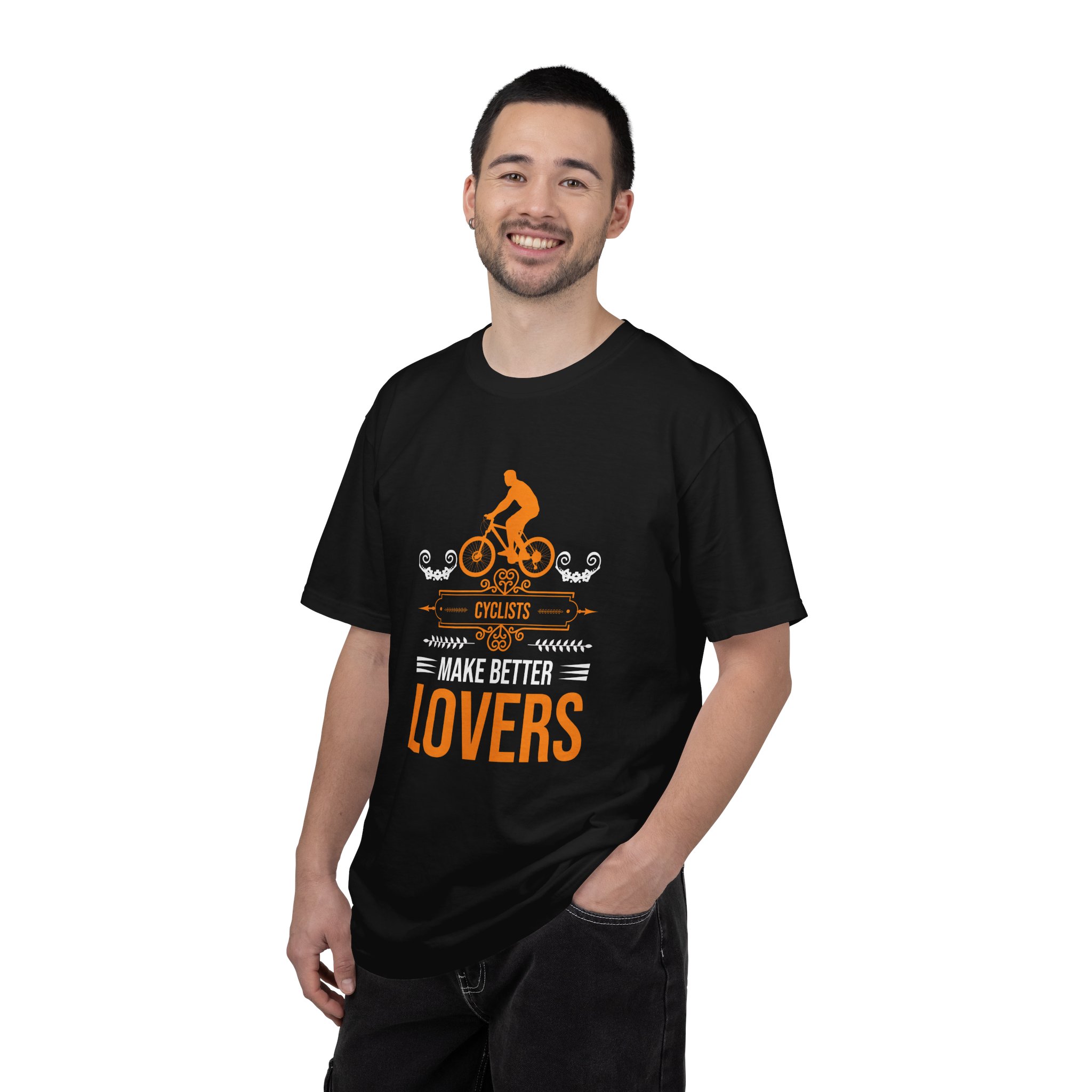 Cyclist Lover T-Shirt, Gift for Bikers, Unisex Graphic Tee, Cycling Humor Shirt, Perfect for Valentine's Day. - Image 3