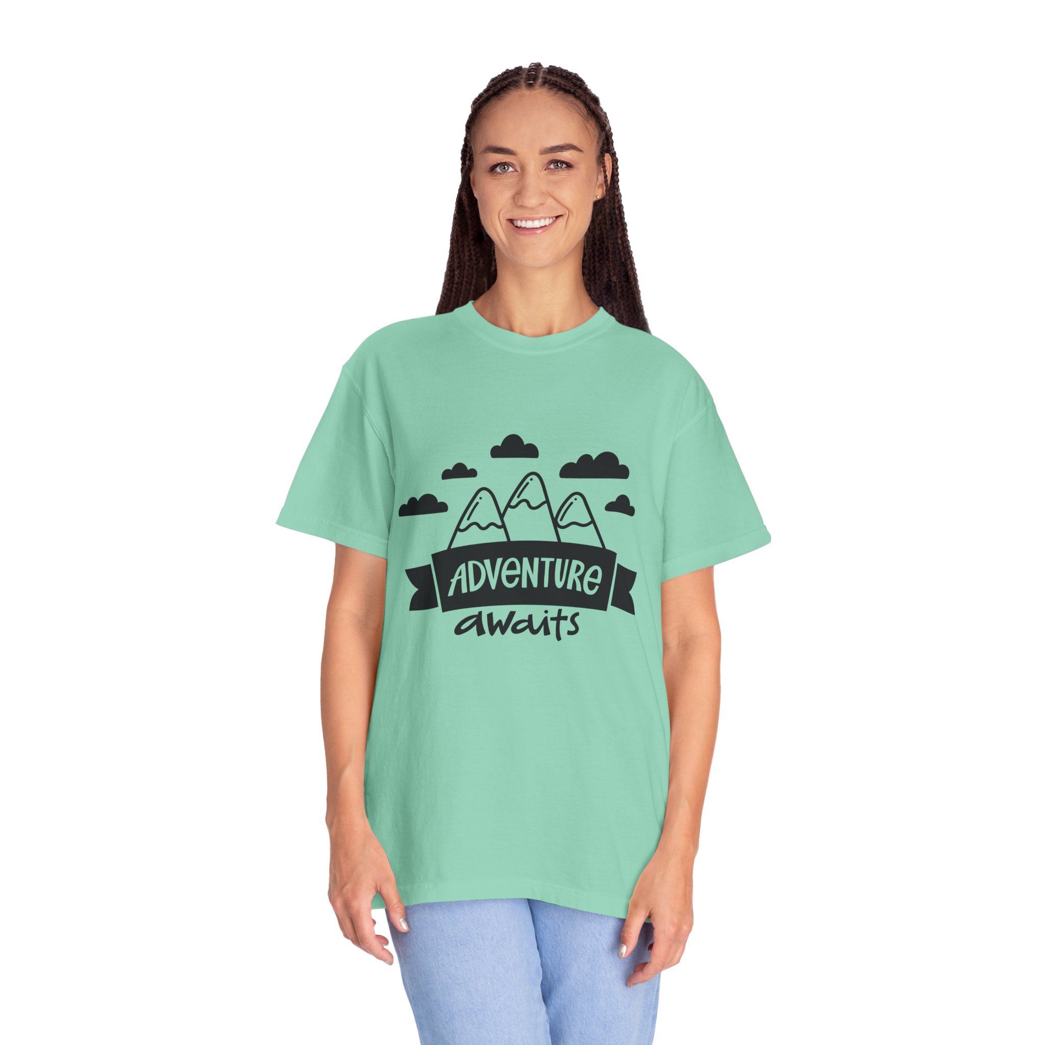Adventure Awaits Unisex Garment-Dyed T-shirt | Nature Lover Tee, Outdoor Shirt, Travel Apparel, Gift for Explorers, Adventure Clothing. - Image 28
