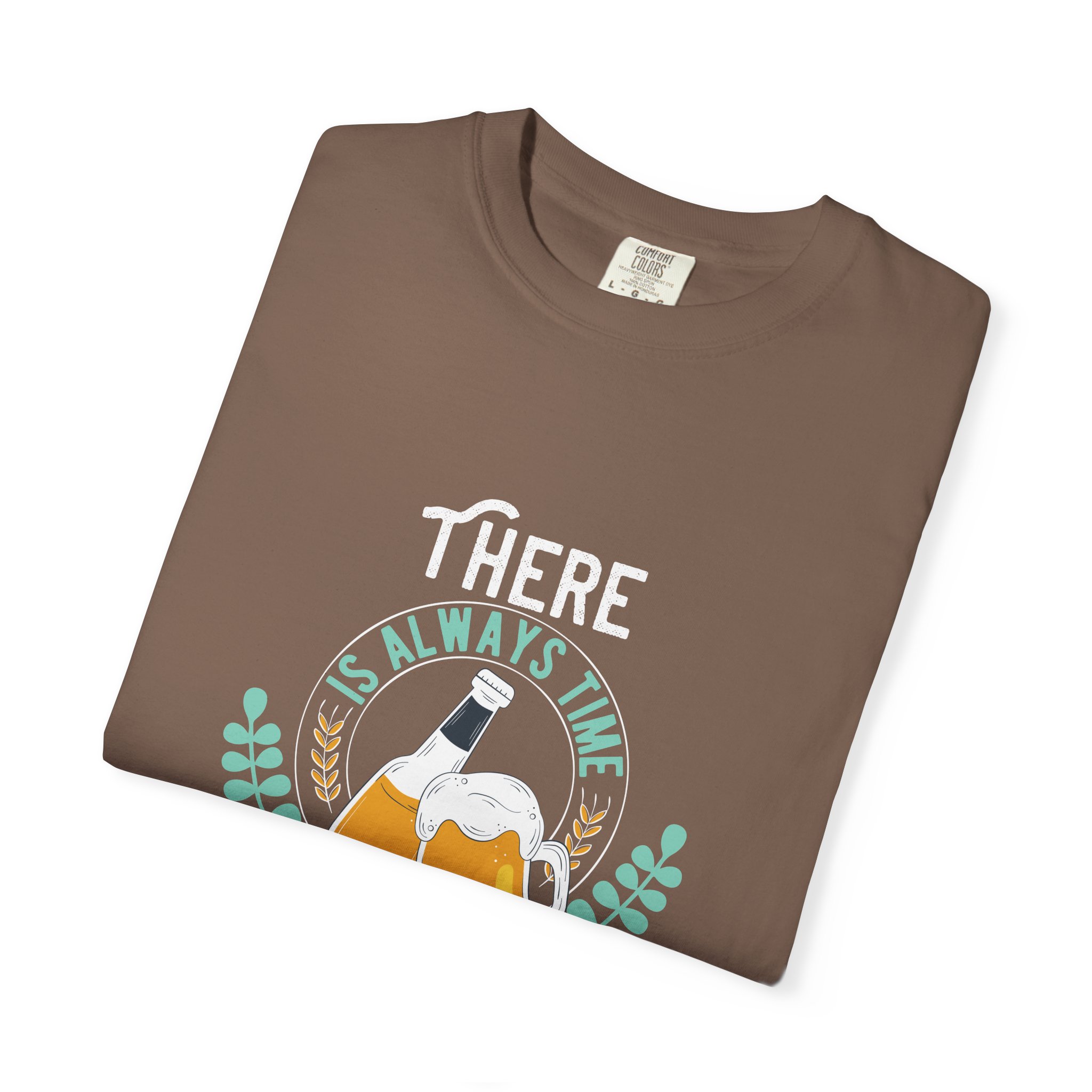 Beer Lover's Garment-Dyed T-Shirt | Fun Gift for Brewers, Birthdays, Gatherings, Summer Parties, Casual Wear. - Image 26