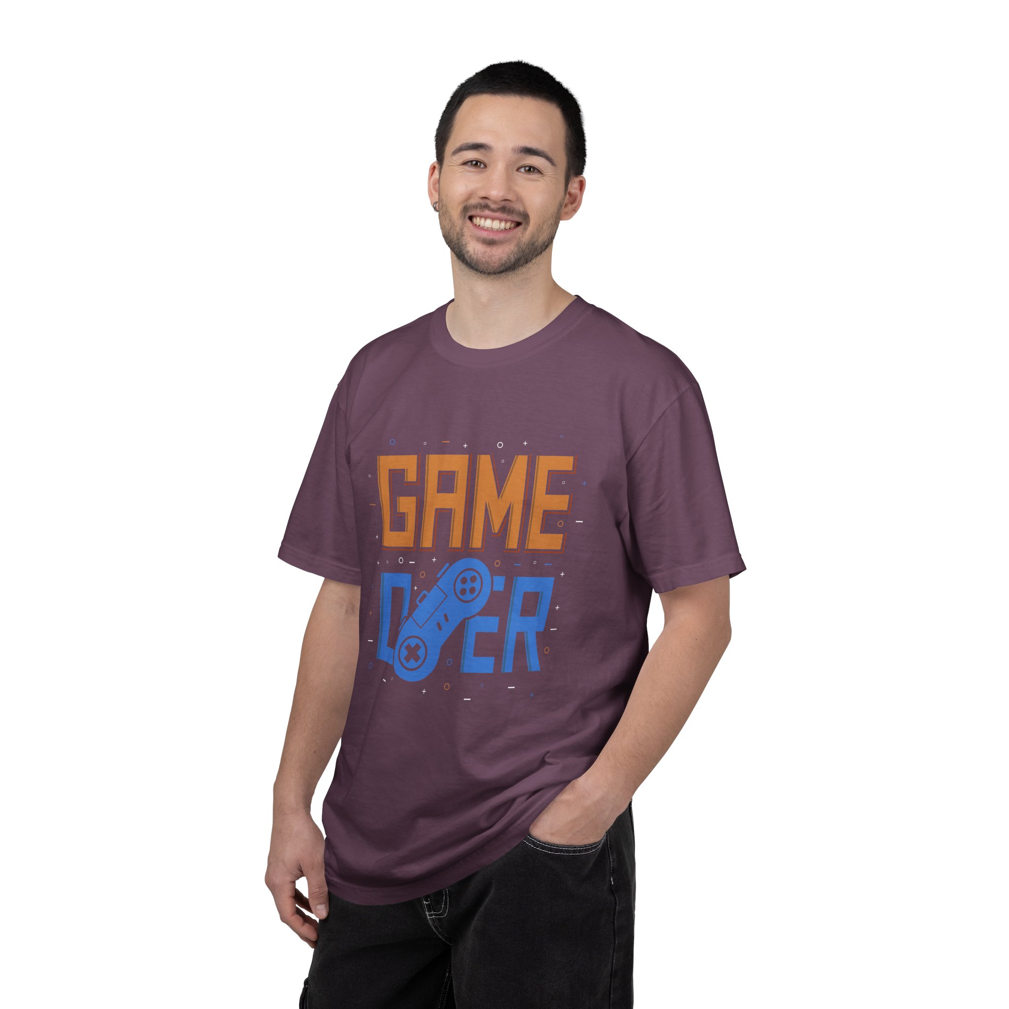 Game Over Unisex Garment-Dyed T-Shirt, Gamer Gift, PlayStation Tee, Retro Gaming Shirt, Casual Wear, Birthday Present. - Image 19