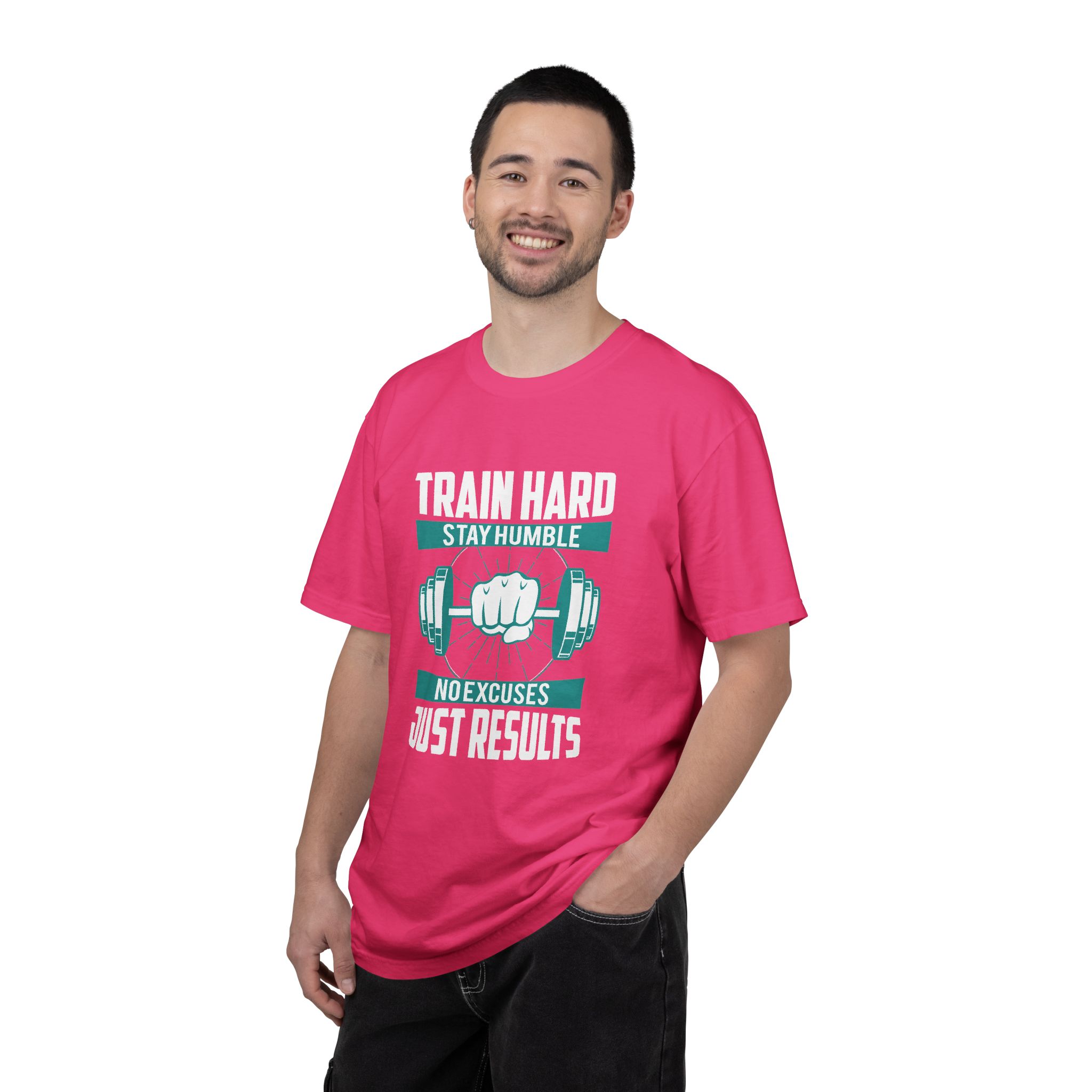 Gym Motivation T-Shirt - Train Hard Stay Humble Design, Fitness Apparel, Athleisure Wear, Workout Gear, Gift for Gym Lovers. - Image 35