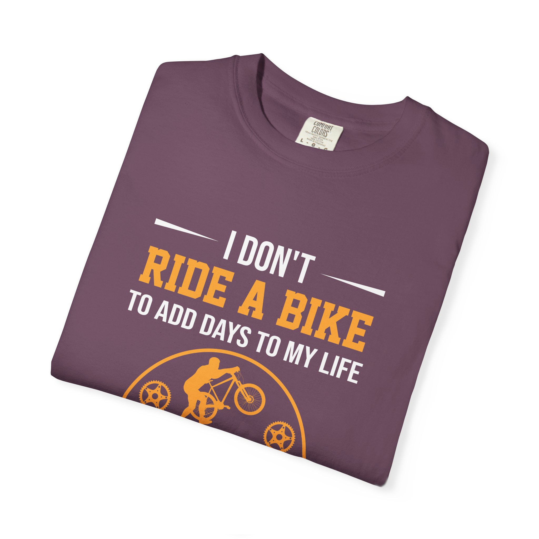Biker Life Unisex Garment-Dyed T-shirt, Cycling Tee, Adventure Shirt, Gift for Bikers, Casual Wear, Outdoor Activities. - Image 18