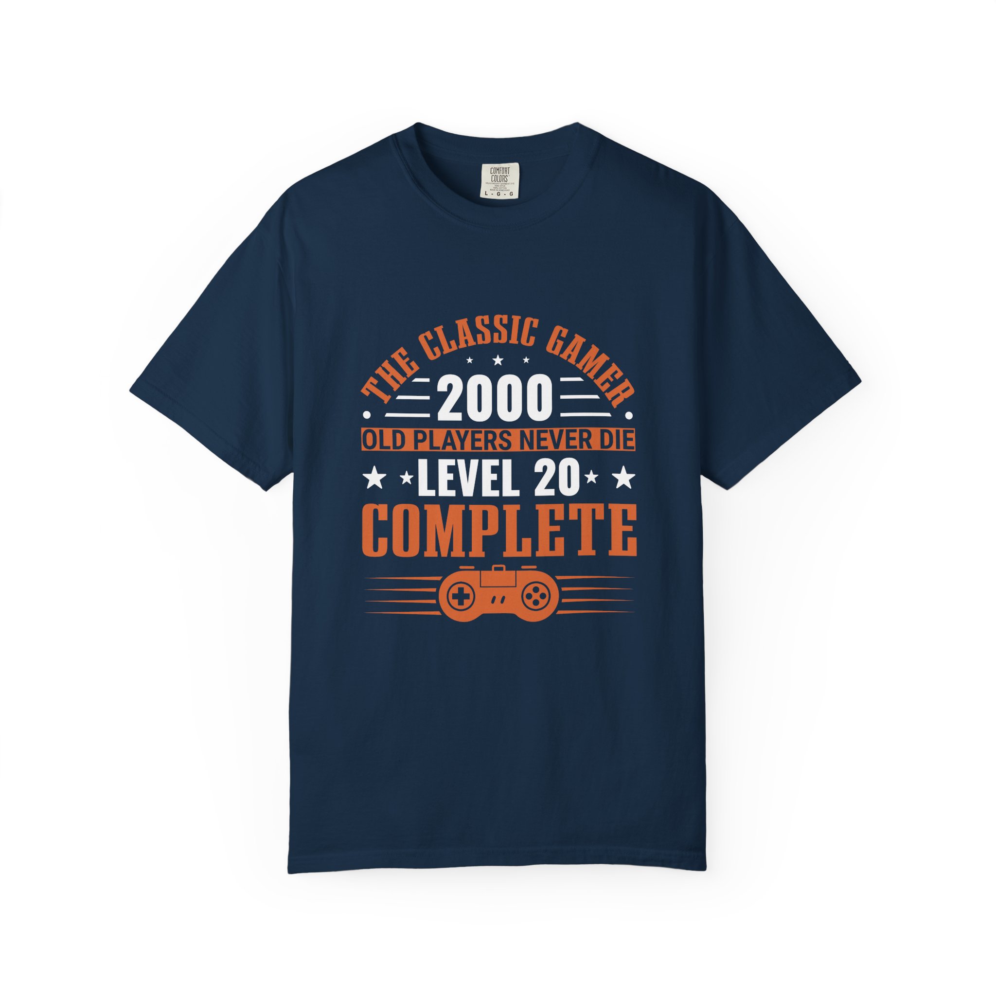 Gamer Level 20 T-Shirt, Retro Gaming Tee, Unisex Graphic Shirt, Funny Gift for Gamers, Video Game Lover Apparel. - Image 25