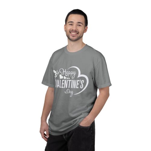 Unisex Garment-Dyed T-shirt for Valentine's Day, Cute Couple Shirt, Love-themed Tee, Perfect Gift, Holiday Apparel. - Image 11