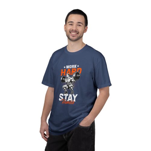 Work Hard Stay Humble T-Shirt | Fitness Lifestyle Tee, Casual Wear, Gift for Gym Lovers, Motivational Tee, Unisex Apparel. - Image 39