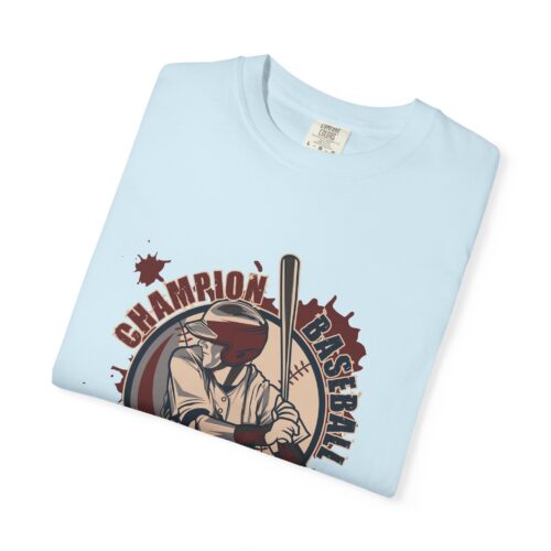 Championship Baseball T-Shirt for Sports Lovers, Unisex Garment-Dyed Tee for Athletes, Perfect Gift for Baseball Fans, Casual Wear. - Image 42