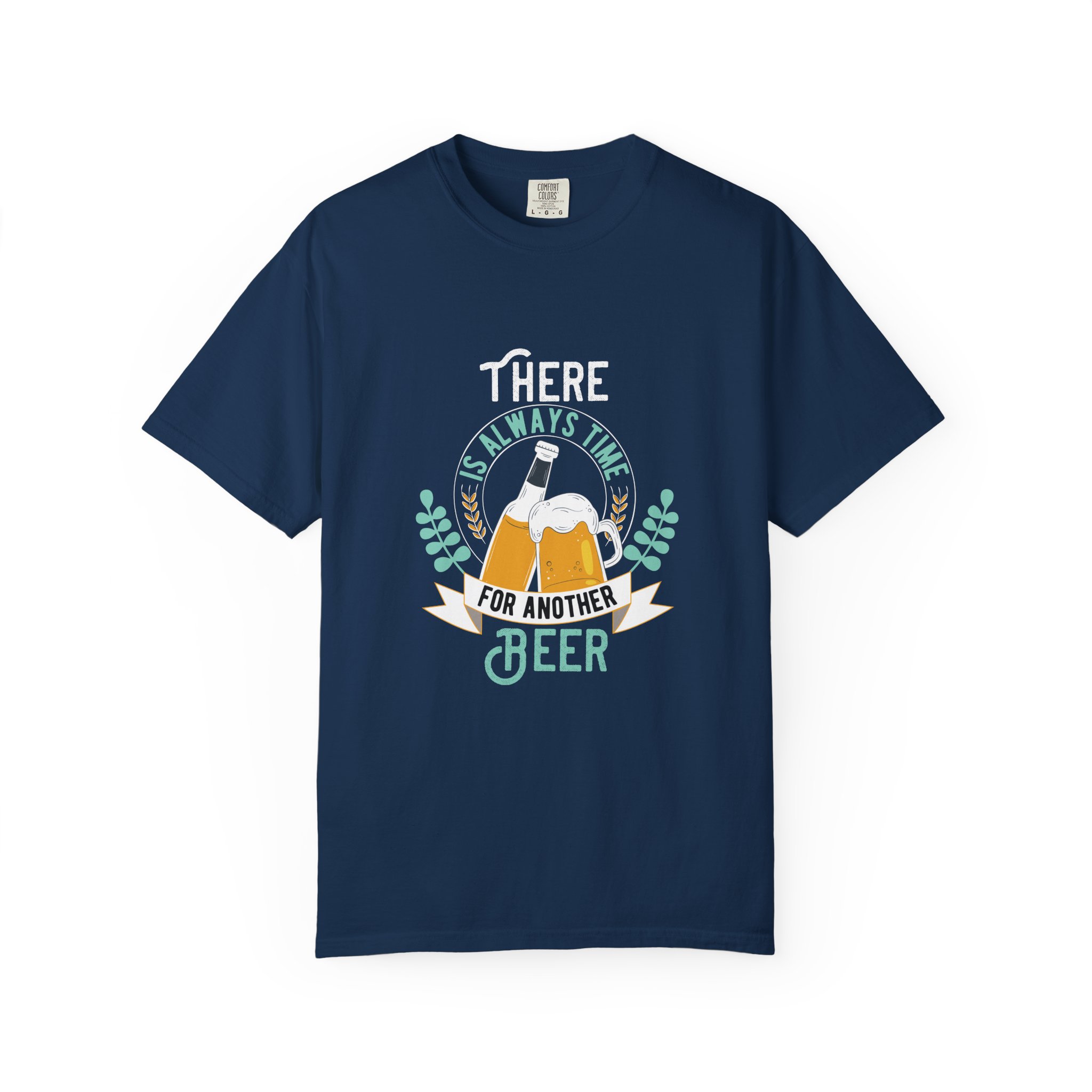 Beer Lover's Garment-Dyed T-Shirt | Fun Gift for Brewers, Birthdays, Gatherings, Summer Parties, Casual Wear. - Image 33