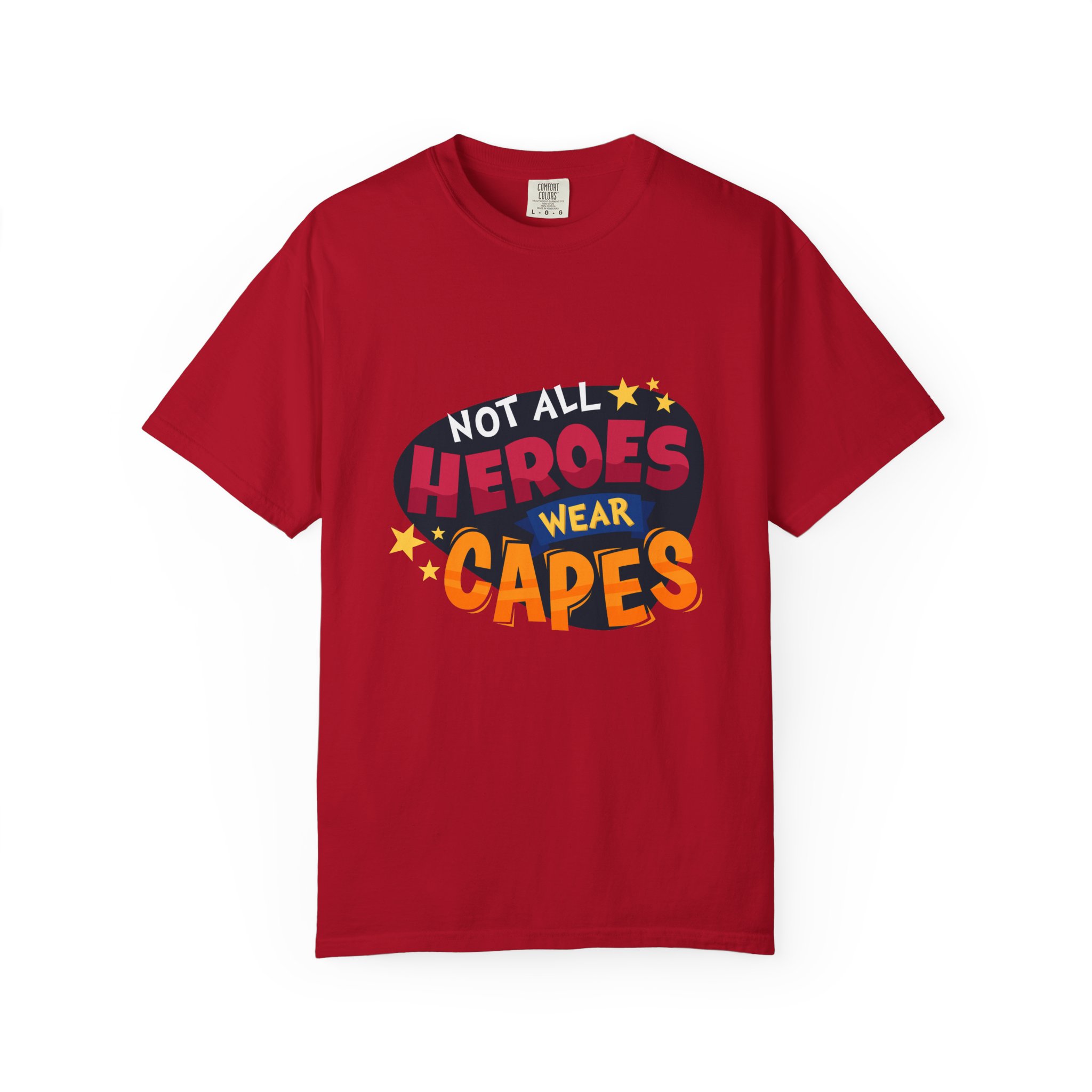 Heroic Message T-shirt for Everyday Wear, Unisex Gift, Casual Style, Great for Superhero Fans Tee. - Image 17