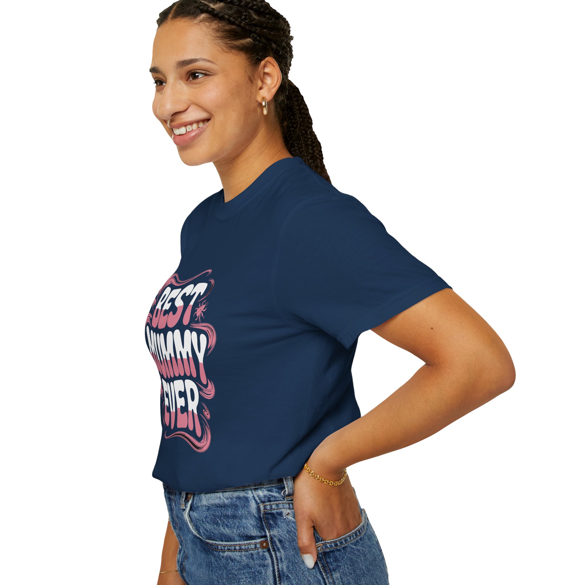 Best Mummy Ever Garment-Dyed T-Shirt, Mother's Day Gift, Casual Wear, Unisex Tee, Fun Mom Shir. - Image 30