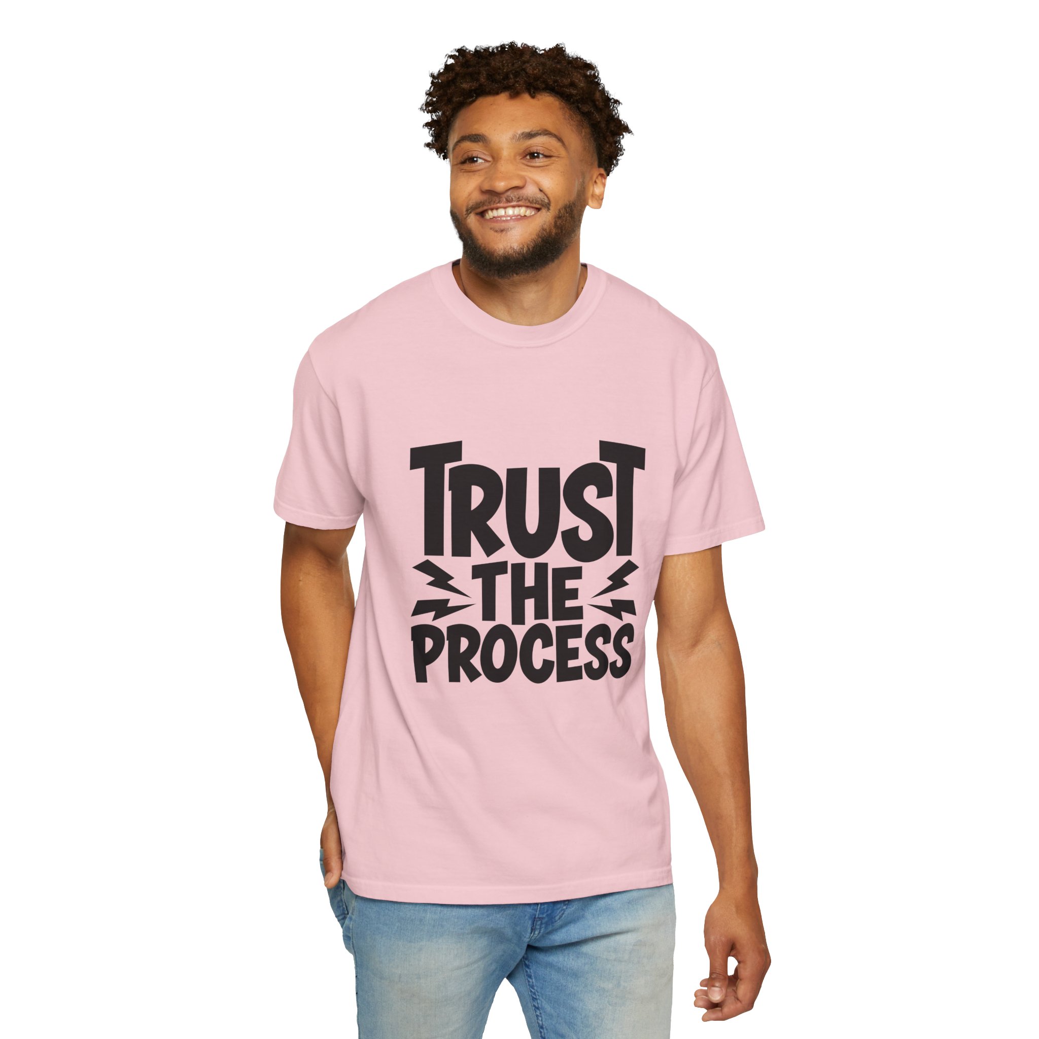 Trust the Process Unisex Garment-Dyed T-shirt, Motivational Tee, Casual Wear, Inspiring Shirt, Everyday Style. - Image 55