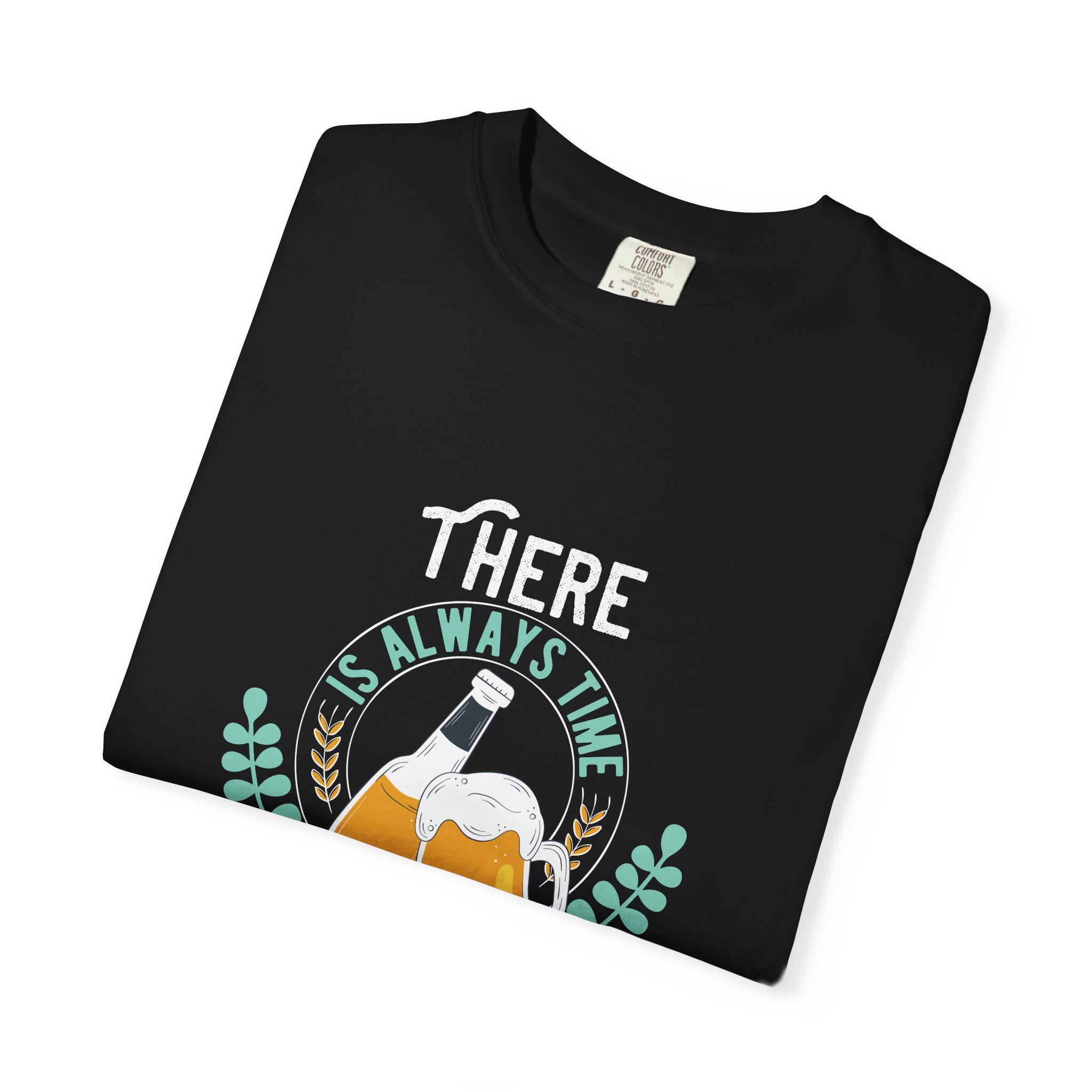 Beer Lover's Garment-Dyed T-Shirt | Fun Gift for Brewers, Birthdays, Gatherings, Summer Parties, Casual Wear. - Image 2