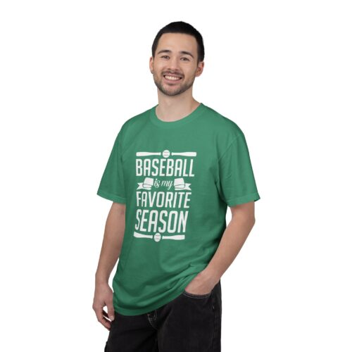 Baseball Favorite Season T-Shirt, Unisex Garment-Dyed Tee, Sporty Apparel, Gift for Baseball Lovers, Summer Wear, Casual Style. - Image 35