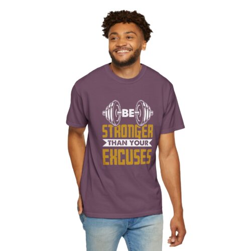 Motivational Fitness T-Shirt, Be Stronger Than Your Excuses, Workout Gear, Gym Shirt, Inspirational Apparel. - Image 31