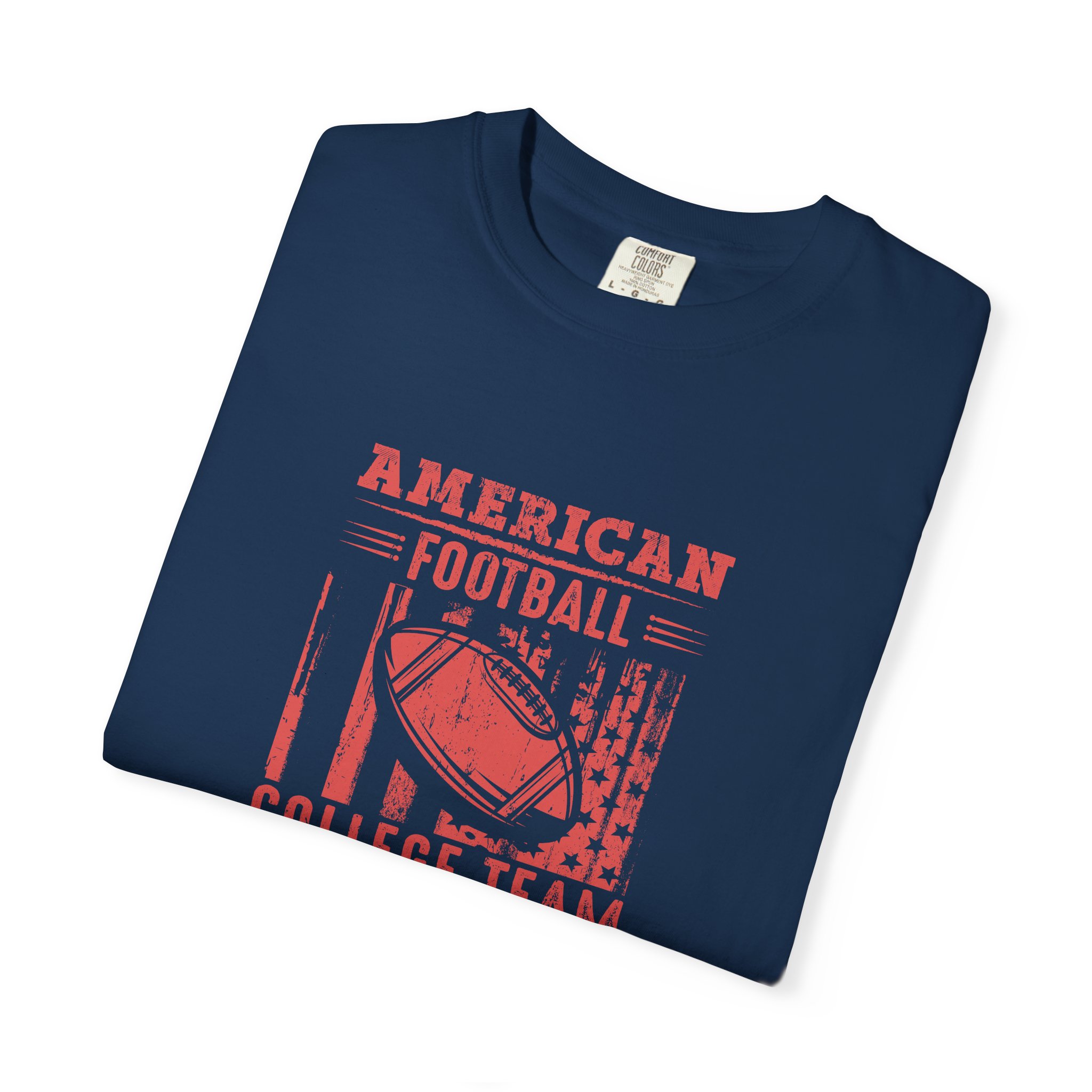 American Football College Team Unisex T-Shirt, Sporty Tee, Casual Wear, Game Day Outfit, Gift for Sports Lovers. - Image 50