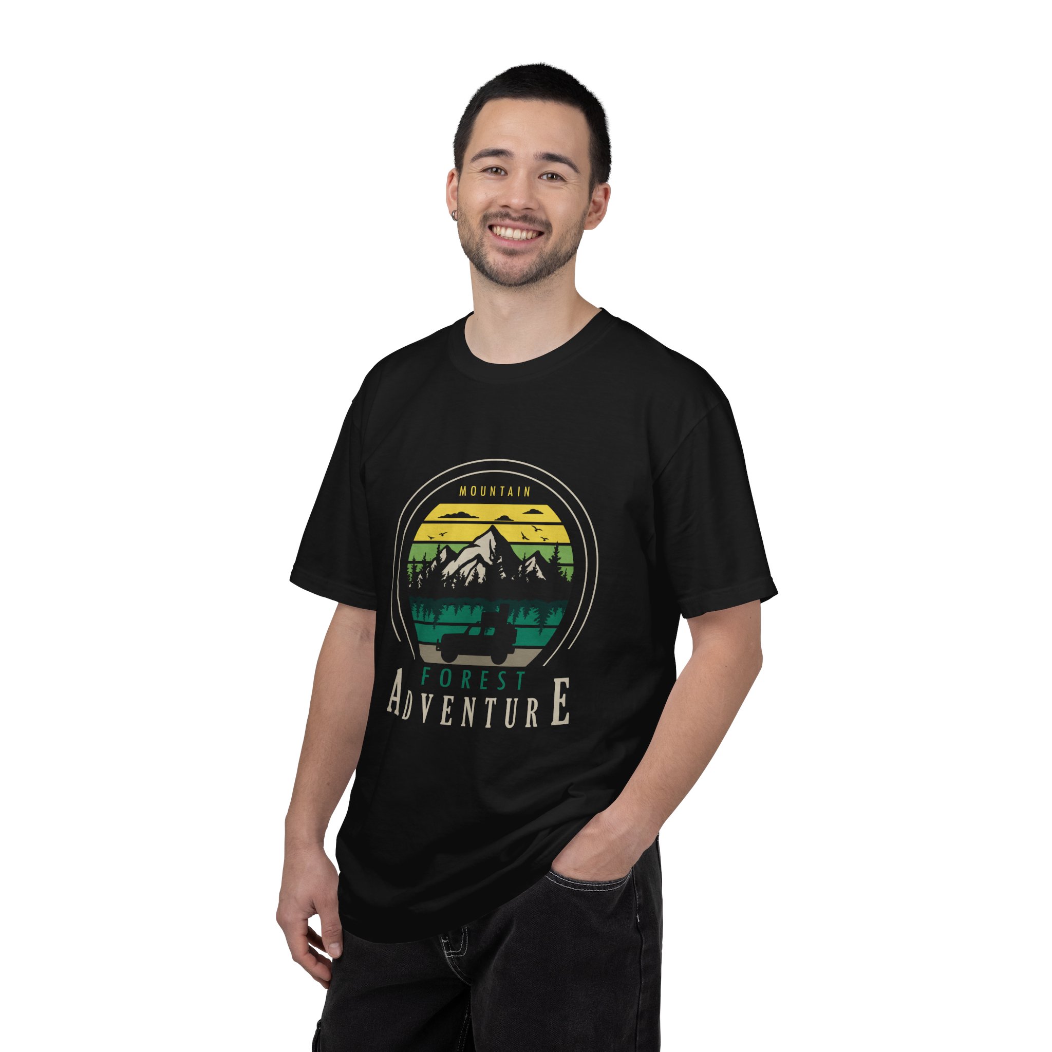 Adventure Forest Unisex T-shirt, Nature Lover Shirt, Travel Tee, Outdoor Apparel, Gift for Hikers, Casual Wear. - Image 3