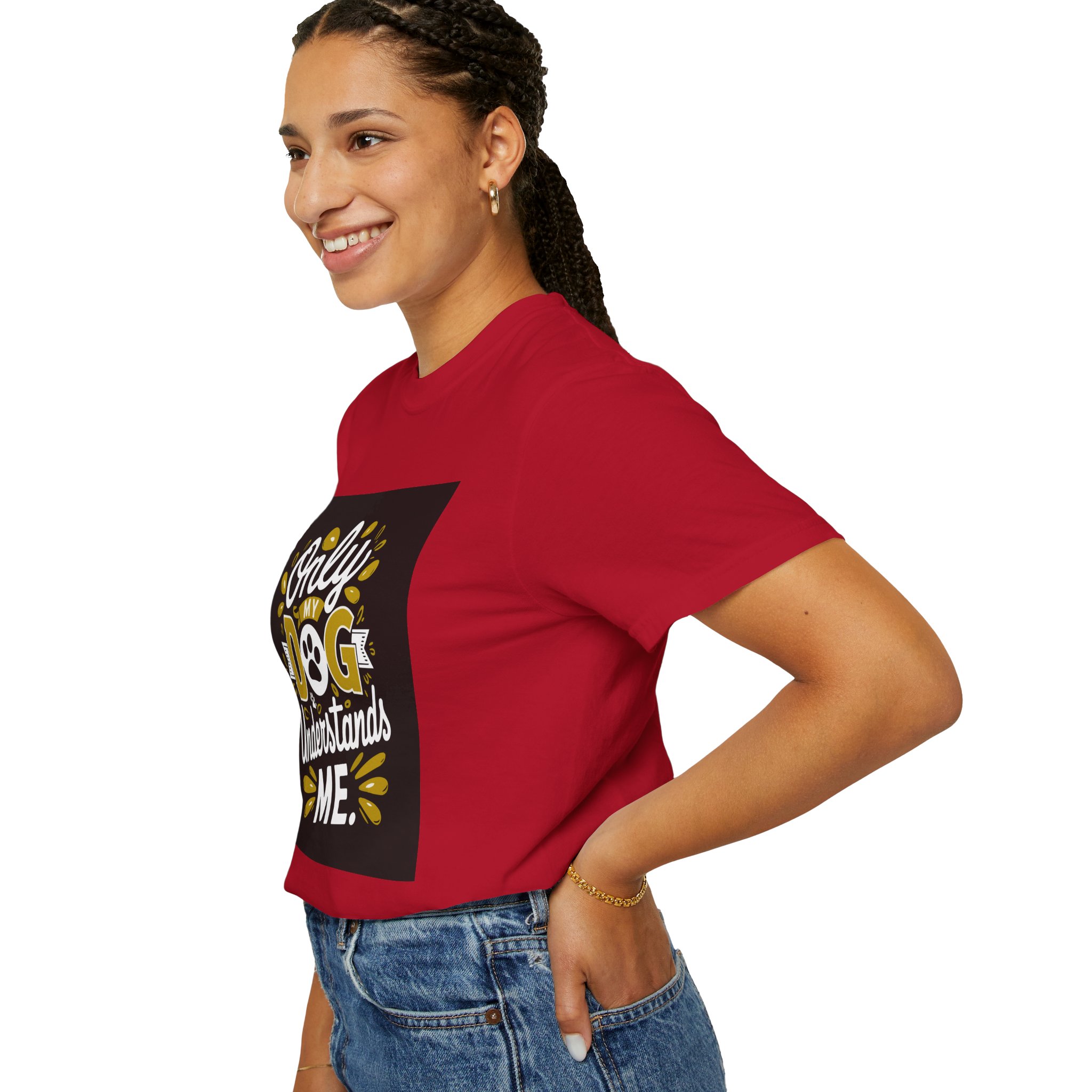 Dog Lover's Unisex T-shirt - Only My Dog Understands Me - Funny Pet Shirt, Dog Owner Gift, Tee, Gift for Dog Lovers, - Image 46