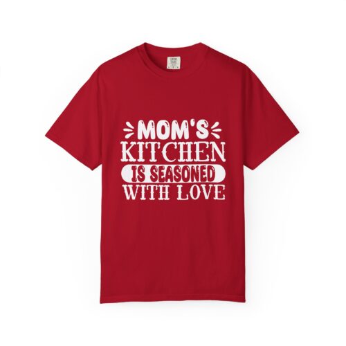 Mom's Kitchen T-Shirt | Garment-Dyed Tee for Home Cooks, Gift for Mother's Day, Family Gatherings. - Image 1
