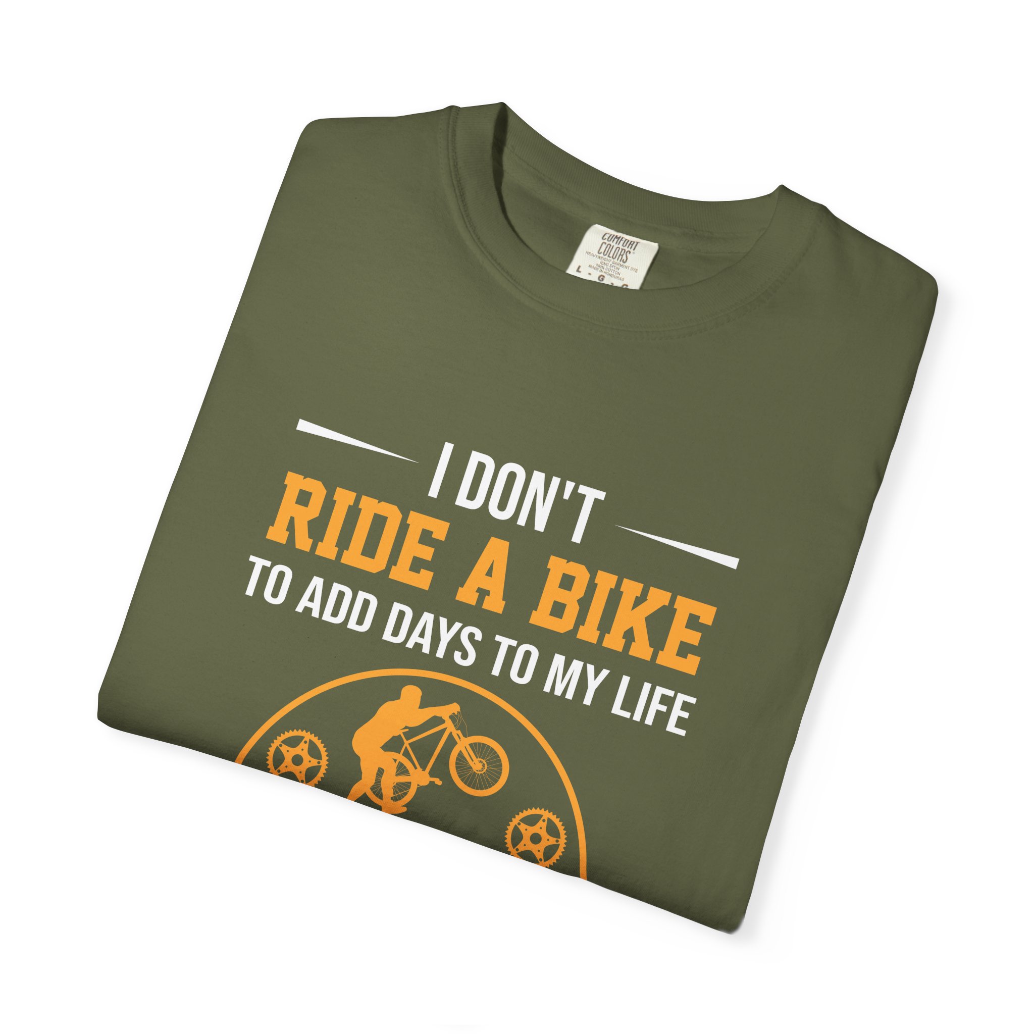 Biker Life Unisex Garment-Dyed T-shirt, Cycling Tee, Adventure Shirt, Gift for Bikers, Casual Wear, Outdoor Activities. - Image 34