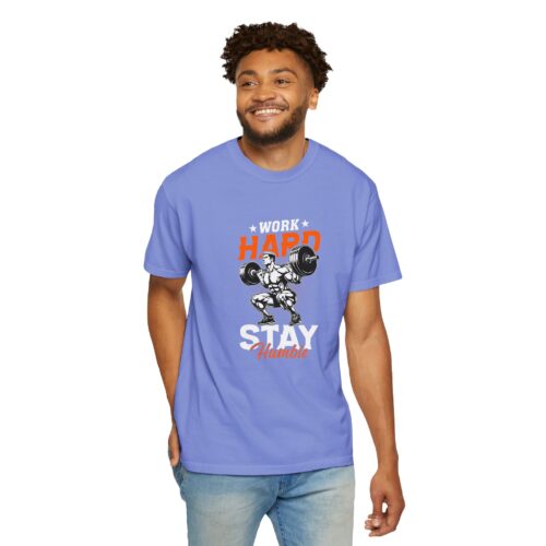 Work Hard Stay Humble T-Shirt | Fitness Lifestyle Tee, Casual Wear, Gift for Gym Lovers, Motivational Tee, Unisex Apparel. - Image 20