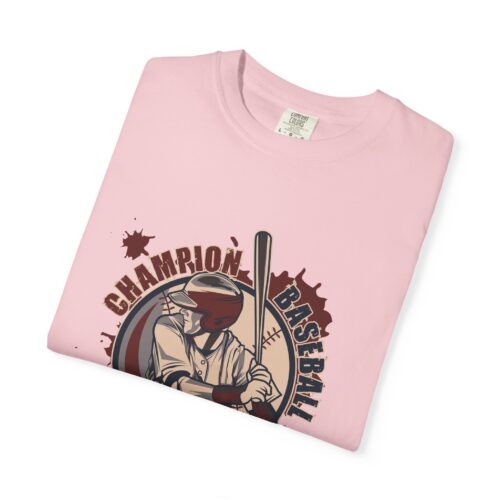 Championship Baseball T-Shirt for Sports Lovers, Unisex Garment-Dyed Tee for Athletes, Perfect Gift for Baseball Fans, Casual Wear. - Image 50