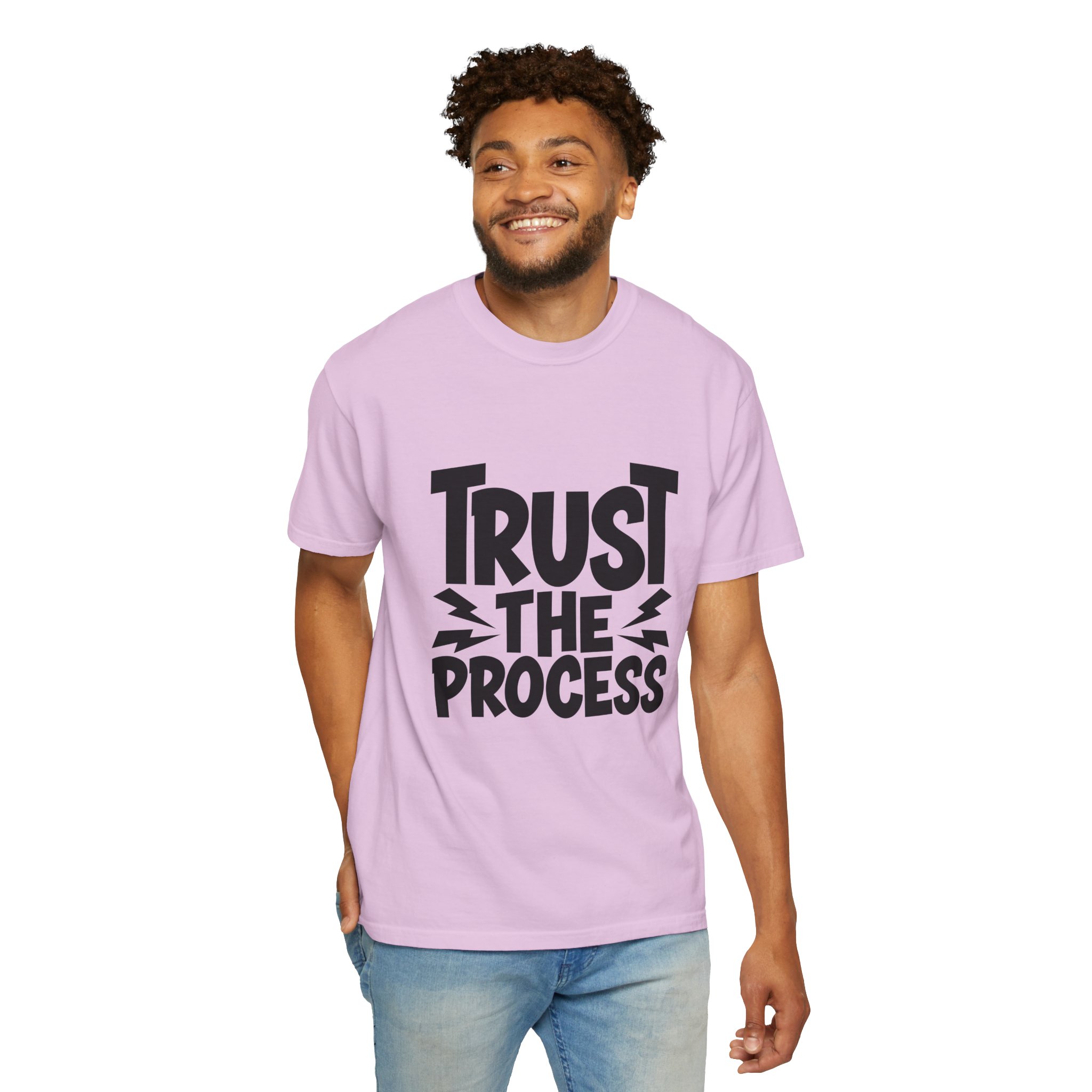 Trust the Process Unisex Garment-Dyed T-shirt, Motivational Tee, Casual Wear, Inspiring Shirt, Everyday Style. - Image 47