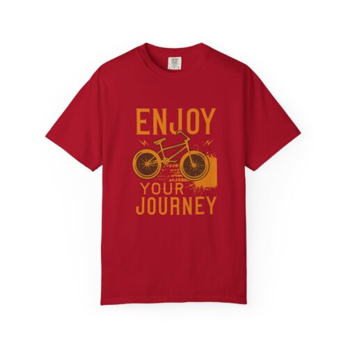 Adventure-Inspired Unisex T-Shirt, Enjoy Your Journey Tee, Cycling Gift, Travel Tee, Summer Casual Wear, Bike Lover Shirt. - Image 25