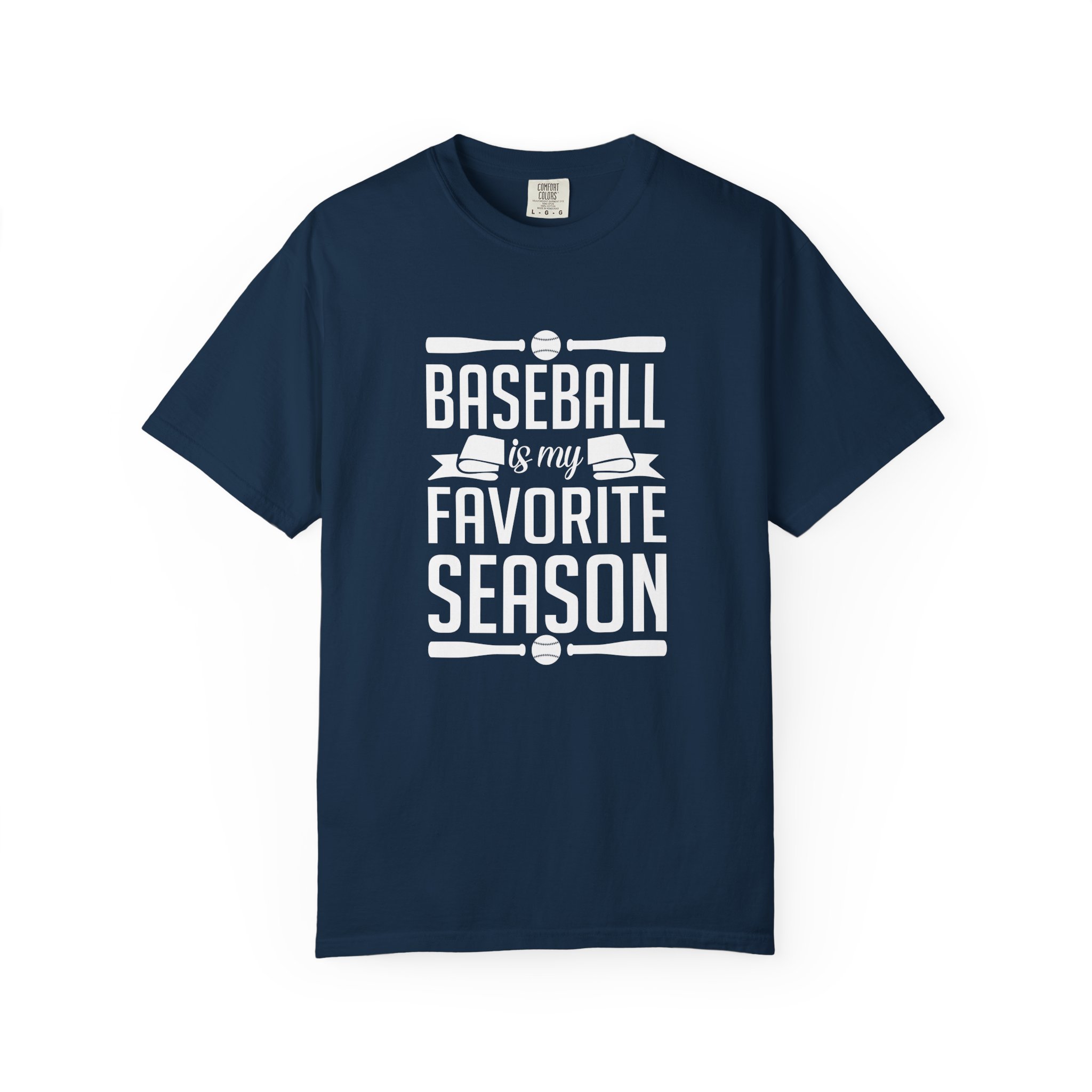 Baseball Favorite Season T-Shirt, Unisex Garment-Dyed Tee, Sporty Apparel, Gift for Baseball Lovers, Summer Wear, Casual Style. - Image 41