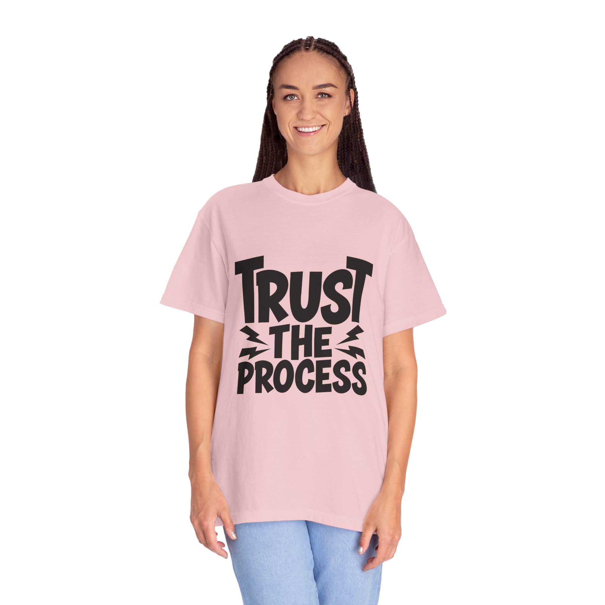 Trust the Process Unisex Garment-Dyed T-shirt, Motivational Tee, Casual Wear, Inspiring Shirt, Everyday Style. - Image 52
