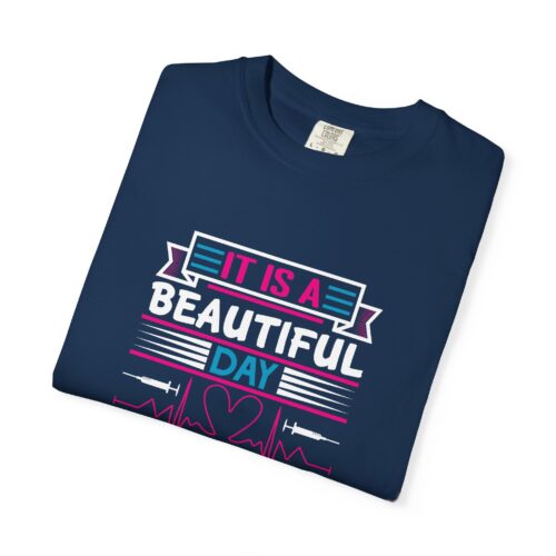 Nurse Appreciation T-shirt - It's a Beautiful Day to Be a Nurse, Gift for Nurses, Medical Professional Tee, Healthcare Worker Shirt. - Image 2