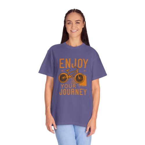 Adventure-Inspired Unisex T-Shirt, Enjoy Your Journey Tee, Cycling Gift, Travel Tee, Summer Casual Wear, Bike Lover Shirt. - Image 52