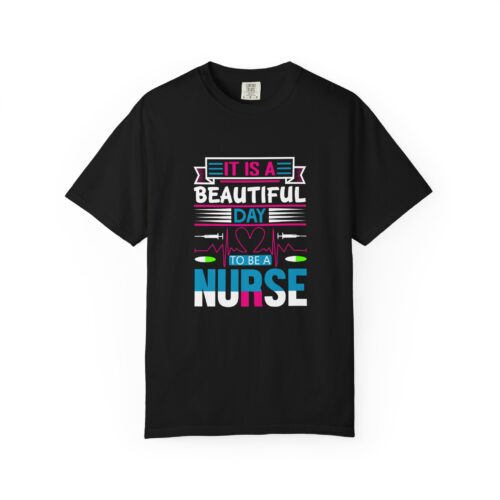 Nurse Appreciation T-shirt - It's a Beautiful Day to Be a Nurse, Gift for Nurses, Medical Professional Tee, Healthcare Worker Shirt. - Image 9