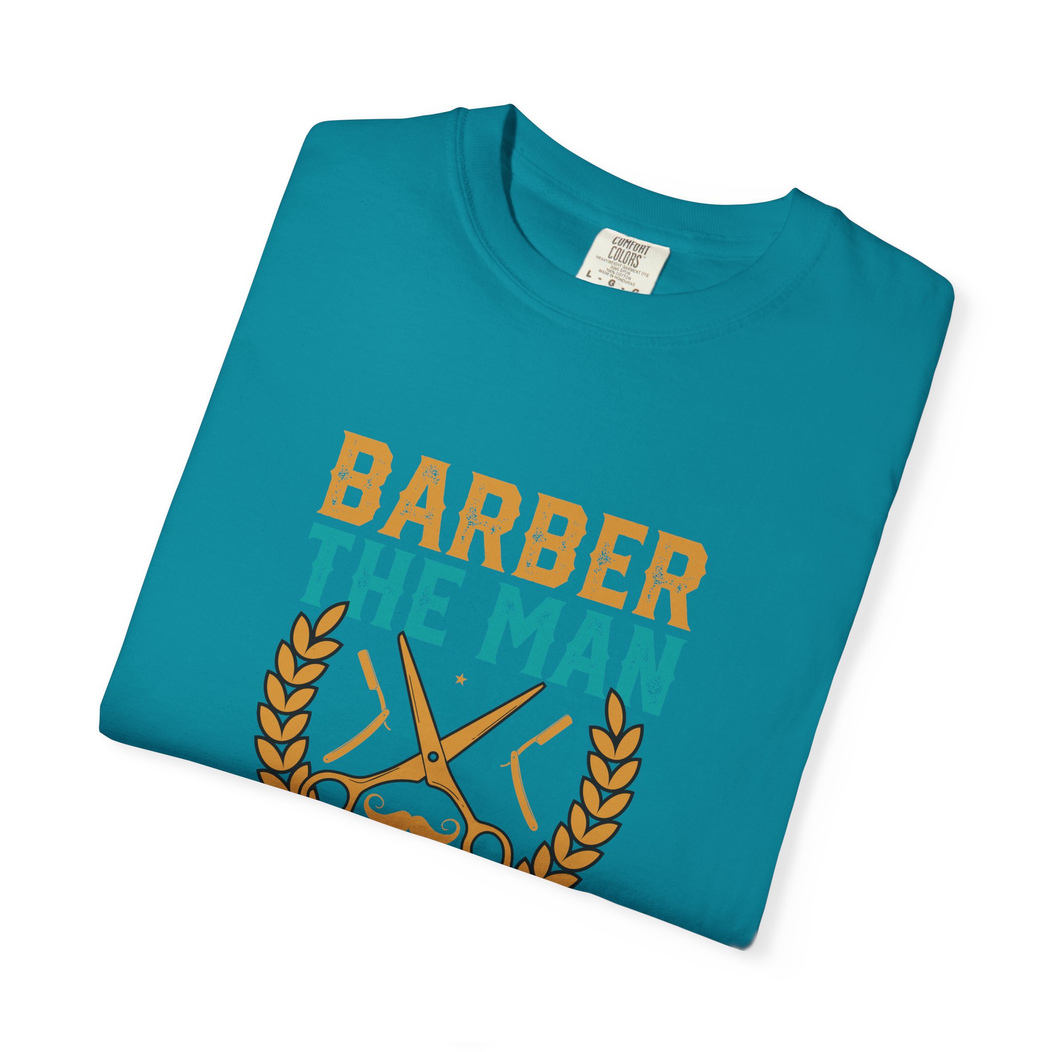 Barber Legend T-Shirt: Unisex Garment-Dyed Tee for Barbers, Father's Day Gift, Casual Wear, Barber Shop Apparel, Unique Gift Idea. - Image 26
