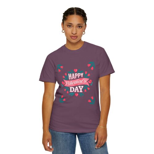 Unisex Valentine’s Day T-shirt, Cute Floral Graphic Tee, Gift for Him or Her, Casual Wear, Trendy Love Shirt. - Image 21