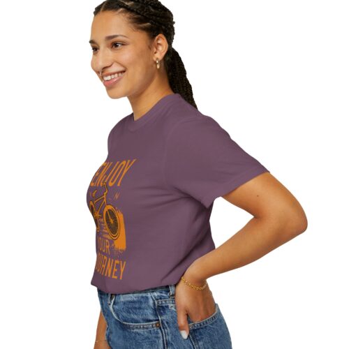 Adventure-Inspired Unisex T-Shirt, Enjoy Your Journey Tee, Cycling Gift, Travel Tee, Summer Casual Wear, Bike Lover Shirt. - Image 22