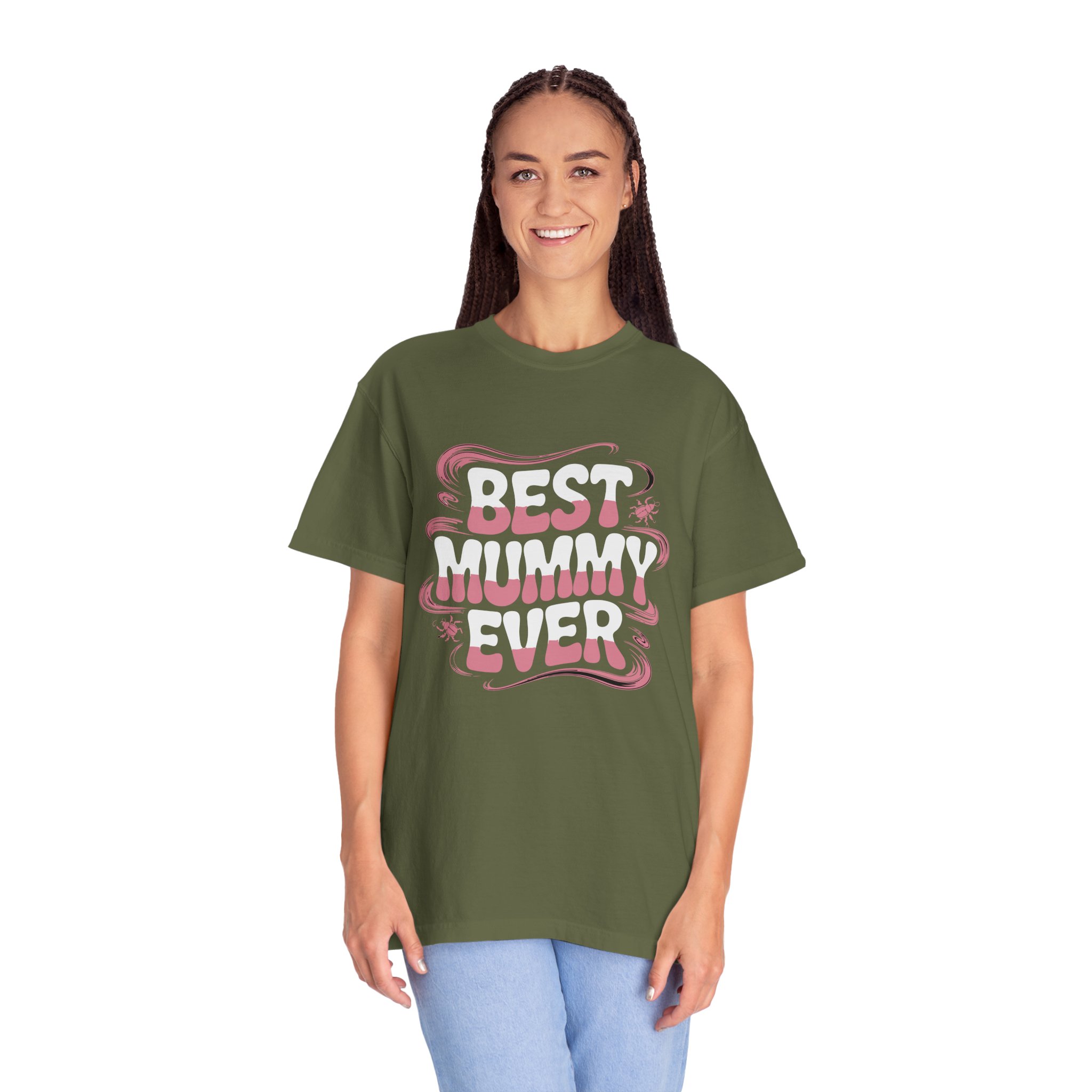 Best Mummy Ever Garment-Dyed T-Shirt, Mother's Day Gift, Casual Wear, Unisex Tee, Fun Mom Shir. - Image 20