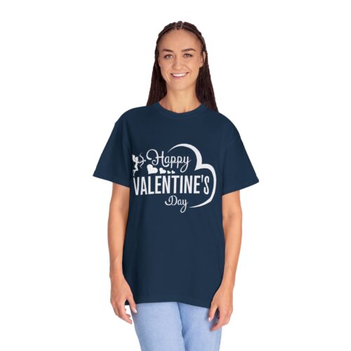 Unisex Garment-Dyed T-shirt for Valentine's Day, Cute Couple Shirt, Love-themed Tee, Perfect Gift, Holiday Apparel. - Image 36
