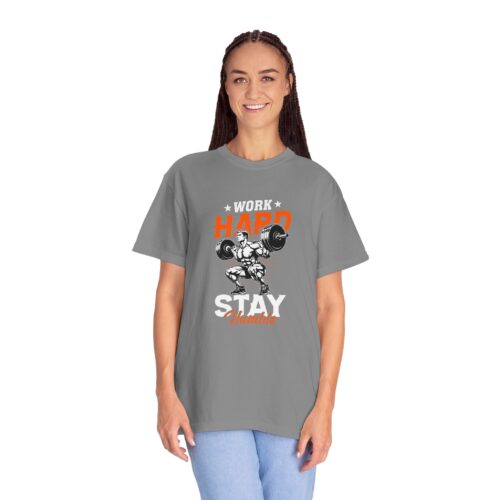Work Hard Stay Humble T-Shirt | Fitness Lifestyle Tee, Casual Wear, Gift for Gym Lovers, Motivational Tee, Unisex Apparel. - Image 10