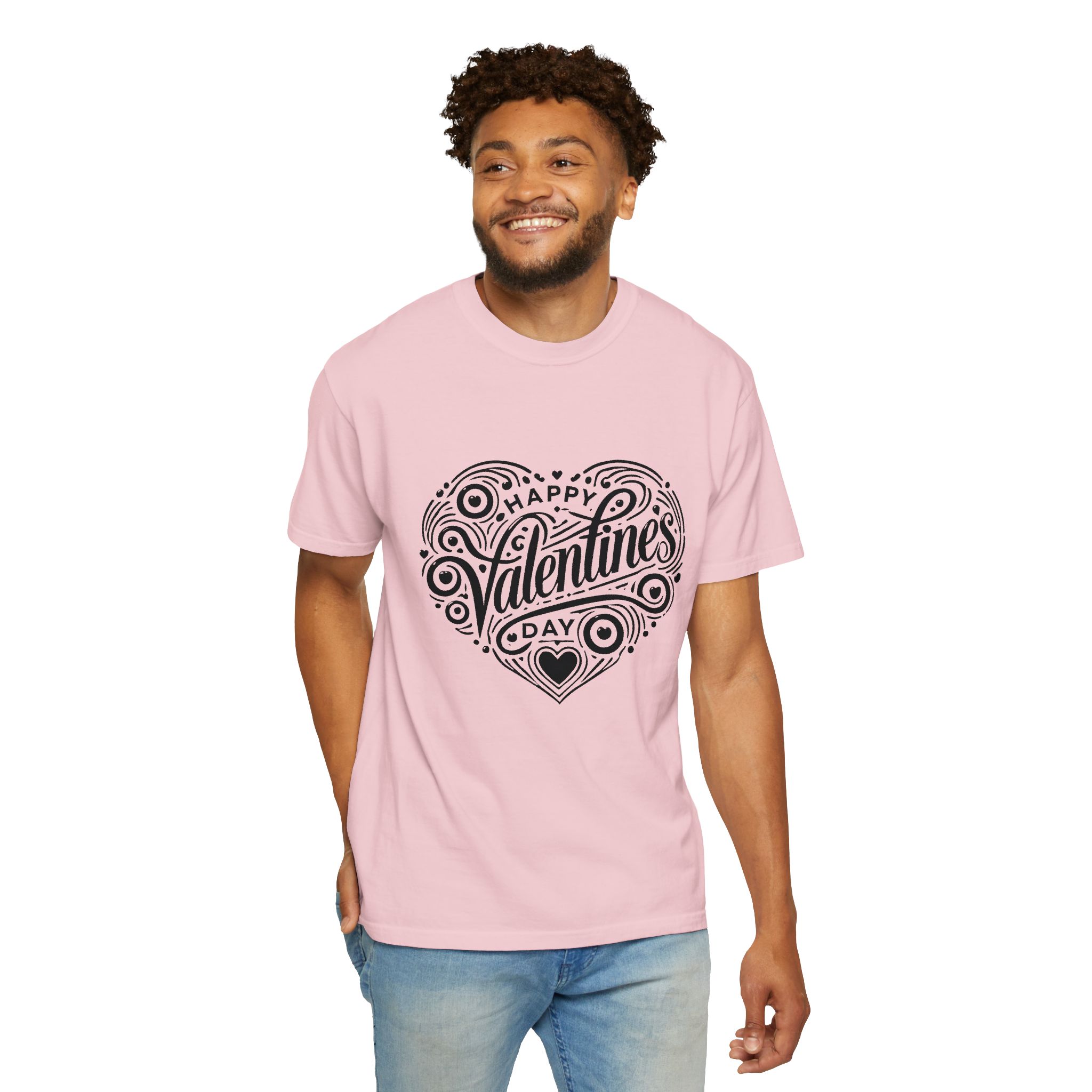 Valentine's Day Heart T-Shirt, Unisex Gift for Couples, Cute Love Tee, Casual Wear, Romantic Apparel. - Image 47