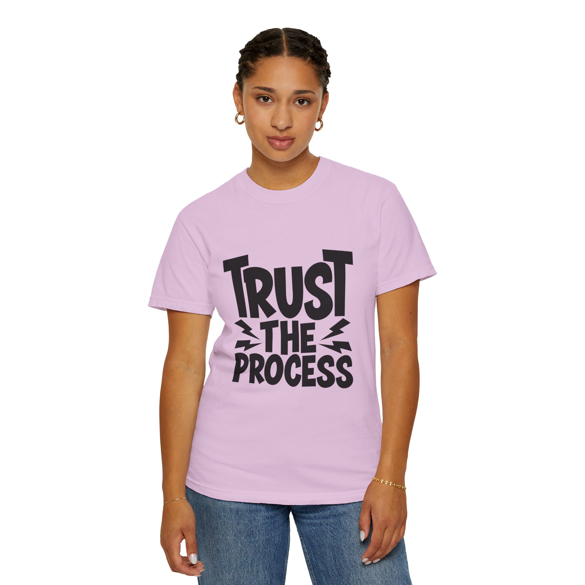 Trust the Process Unisex Garment-Dyed T-shirt, Motivational Tee, Casual Wear, Inspiring Shirt, Everyday Style. - Image 45
