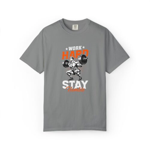 Work Hard Stay Humble T-Shirt | Fitness Lifestyle Tee, Casual Wear, Gift for Gym Lovers, Motivational Tee, Unisex Apparel. - Image 8
