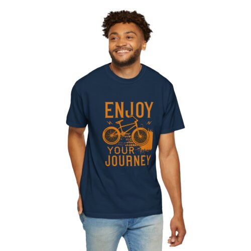 Adventure-Inspired Unisex T-Shirt, Enjoy Your Journey Tee, Cycling Gift, Travel Tee, Summer Casual Wear, Bike Lover Shirt. - Image 39